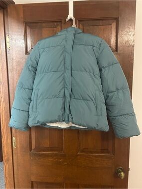 The Children's Place Teal Blue Puffer Jacket for Kids